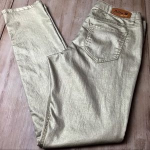 ALLEN B by ALLEN SCHWARTZ Jeans Metallic G…